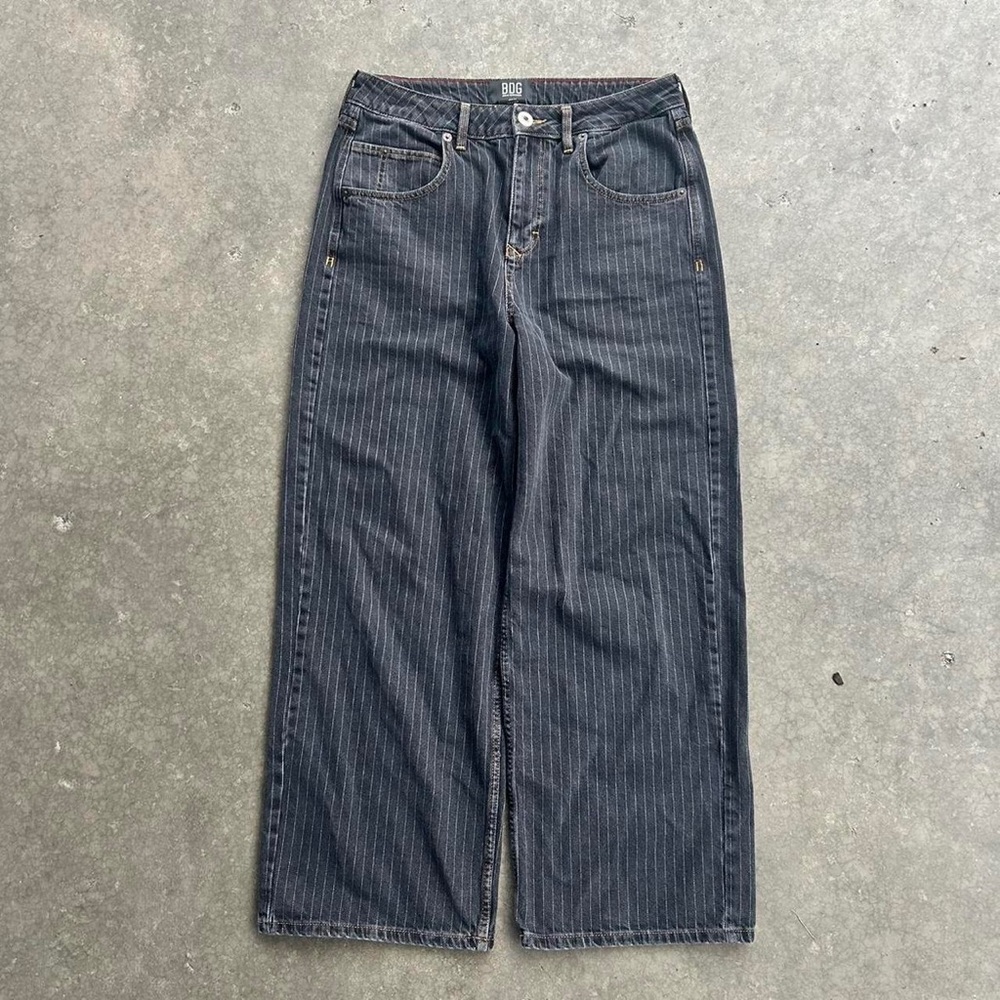 BDG Men's Black and Grey Jeans